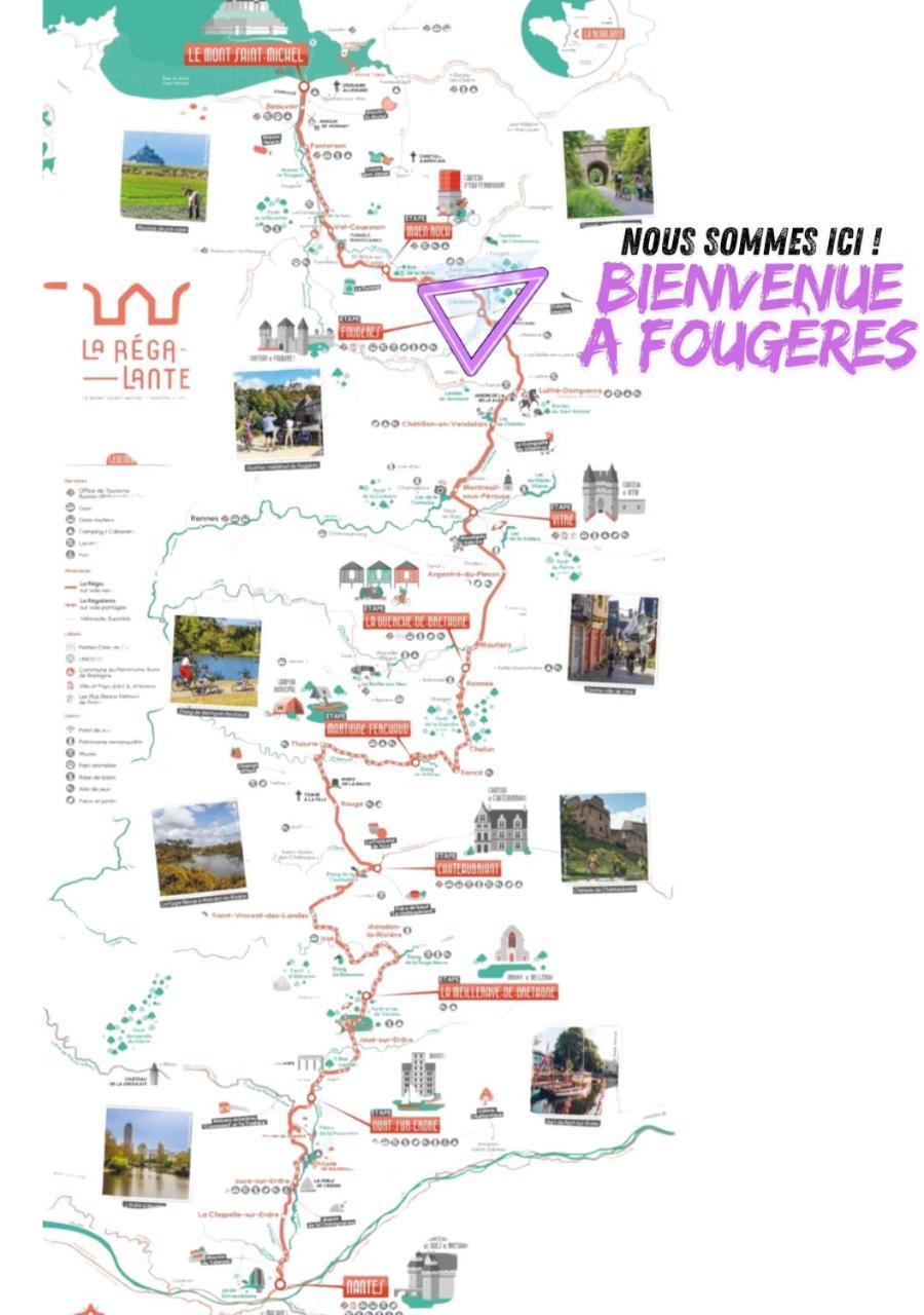 L'Ecrin Medieval Fougeres Ngoại thất bức ảnh